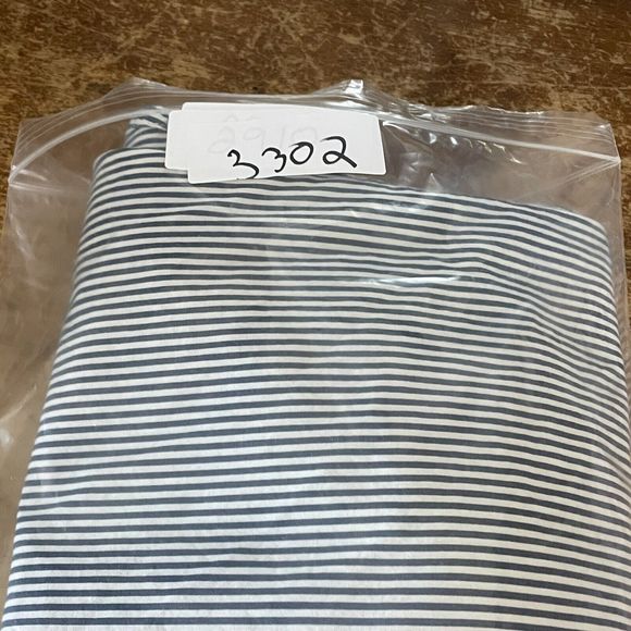 American Eagle Shirt Mens Sz L Palm Tree Button Up Blue Stripe Long Sleeve - Picture 12 of 14